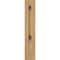 Ekena Millwork 2 1/2"W x 8"D x 14"H Large Rockport Wood Corbel, Red Oak CORW03X08X14RKRO - alternate 4